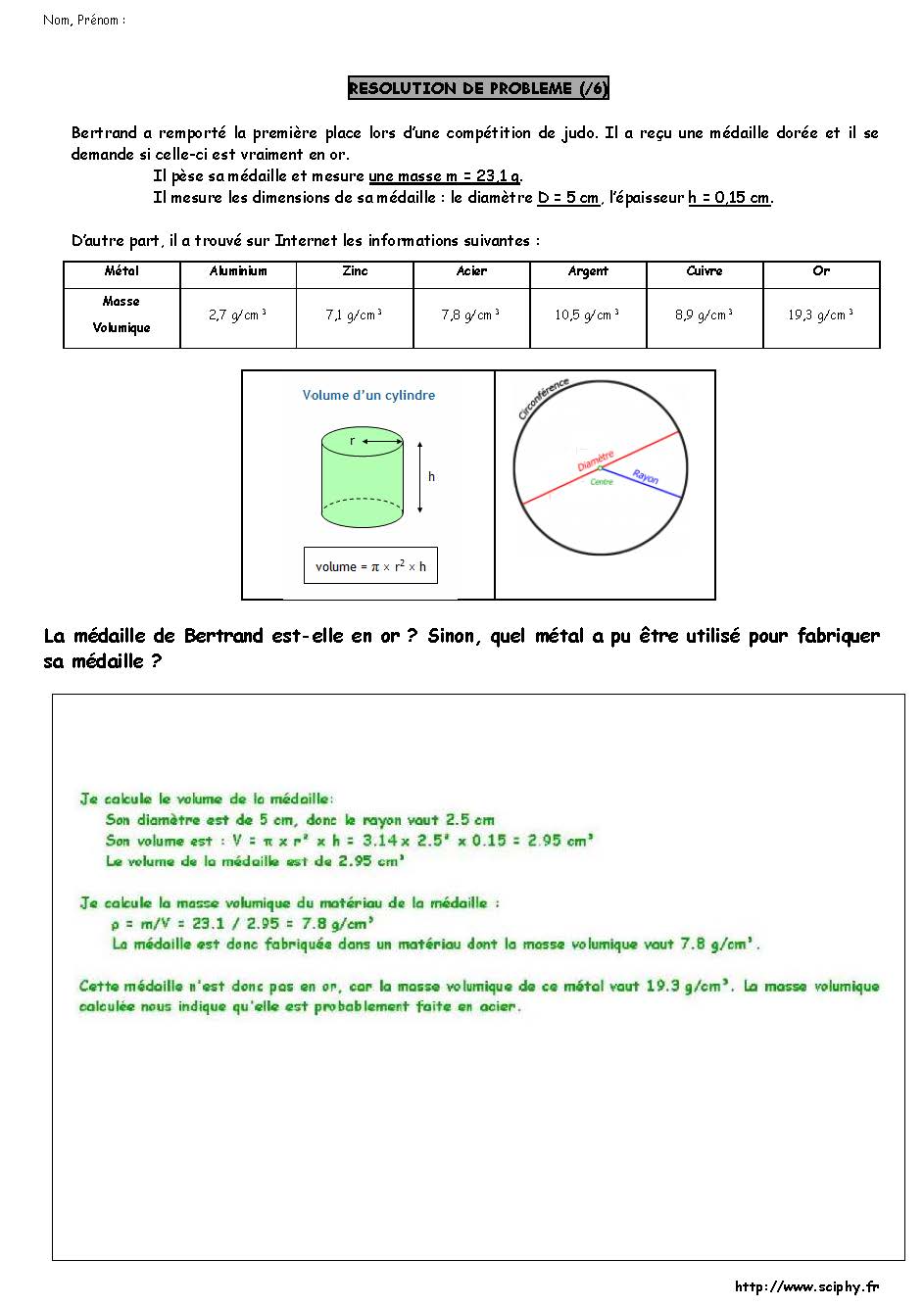 DS 4 Masse volumique Page 2