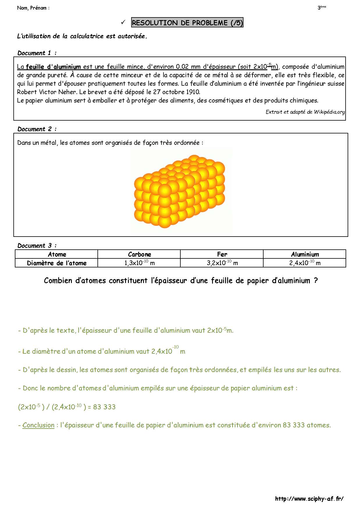 DS2 3 ème atomes ions 2017 2018 Page 2